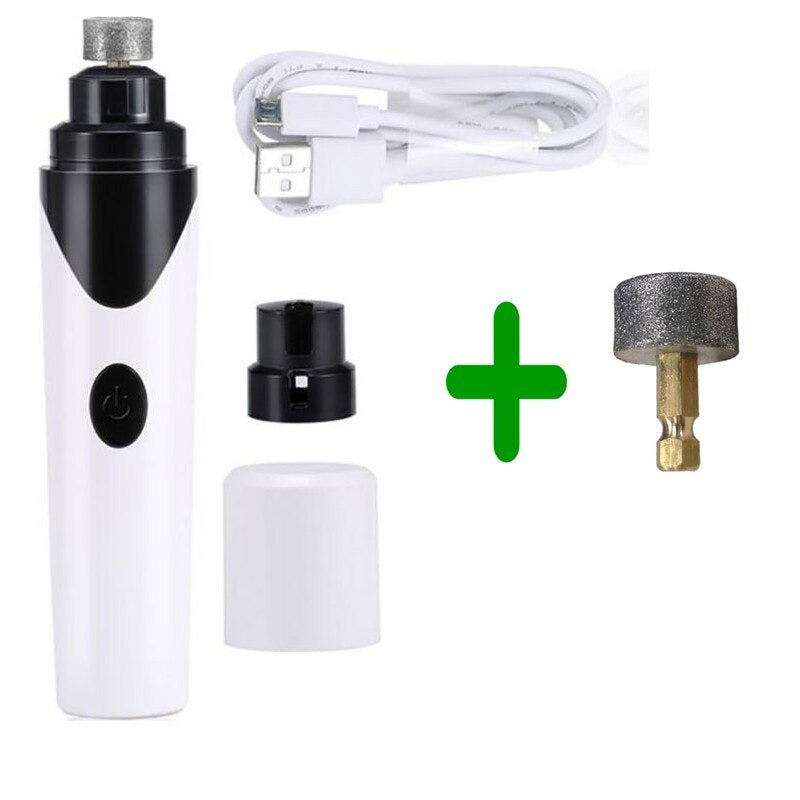 Rechargeable Pet Nail Grinder – Quiet & Painless Trimmer